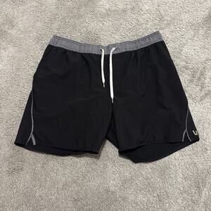 Vuori Cruise Shorts Mens 32 Black Swim Board Beach Shorts